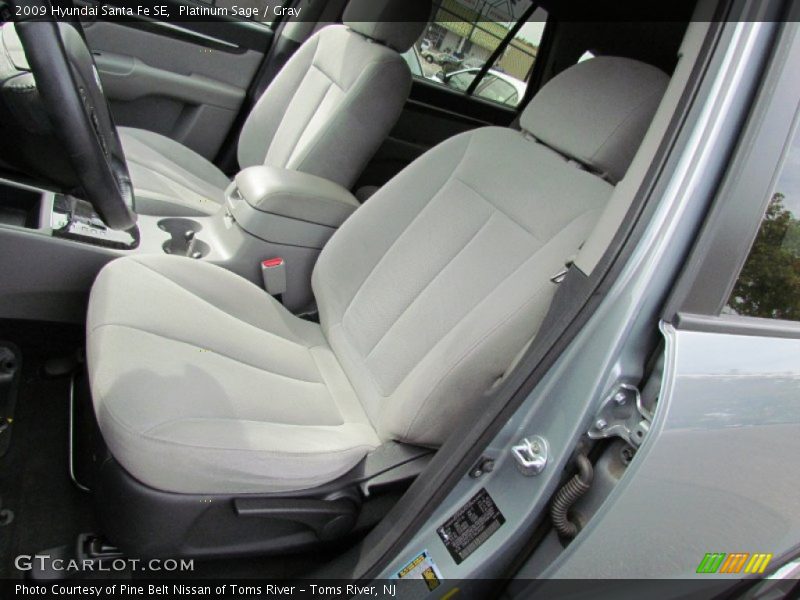 Platinum Sage / Gray 2009 Hyundai Santa Fe SE