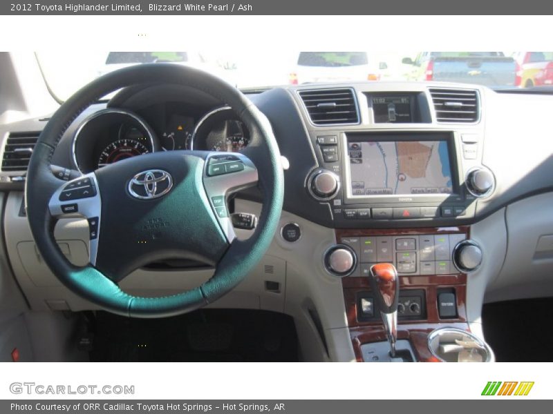 Blizzard White Pearl / Ash 2012 Toyota Highlander Limited
