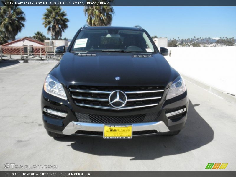 Black / Black 2012 Mercedes-Benz ML 350 BlueTEC 4Matic