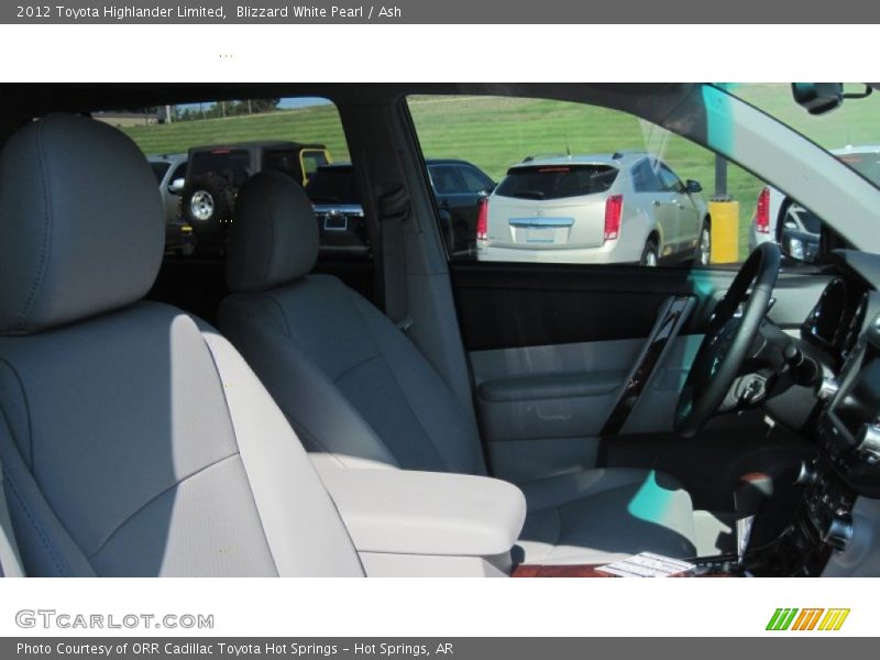 Blizzard White Pearl / Ash 2012 Toyota Highlander Limited