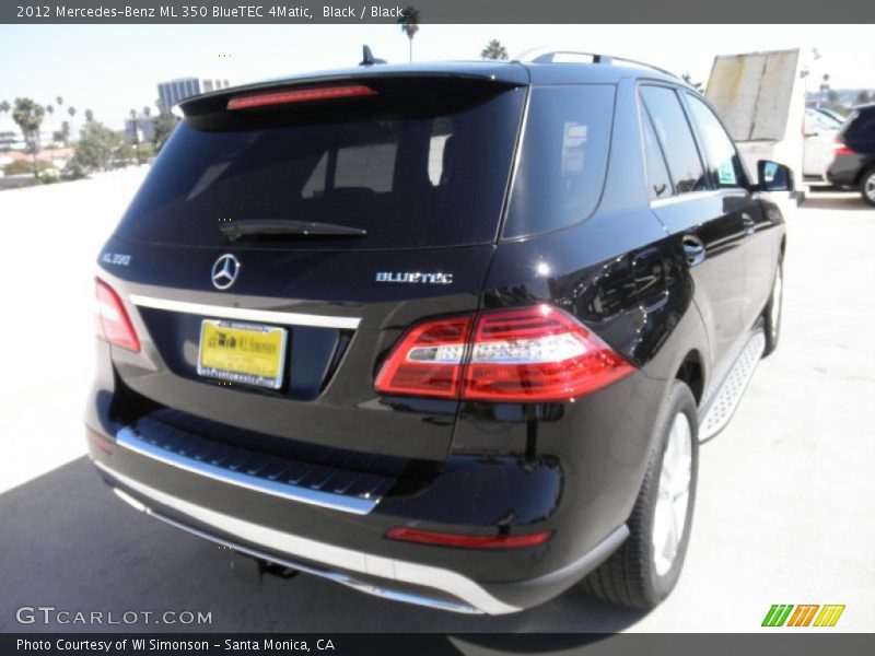 Black / Black 2012 Mercedes-Benz ML 350 BlueTEC 4Matic