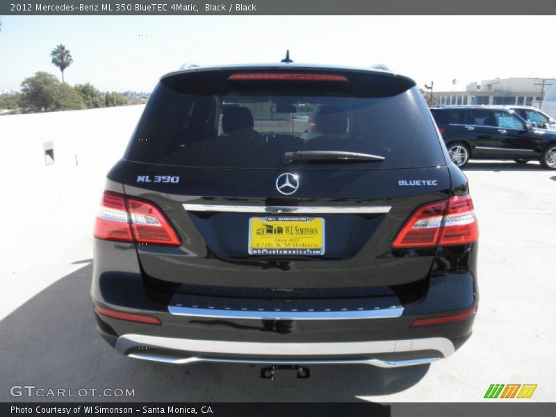 Black / Black 2012 Mercedes-Benz ML 350 BlueTEC 4Matic