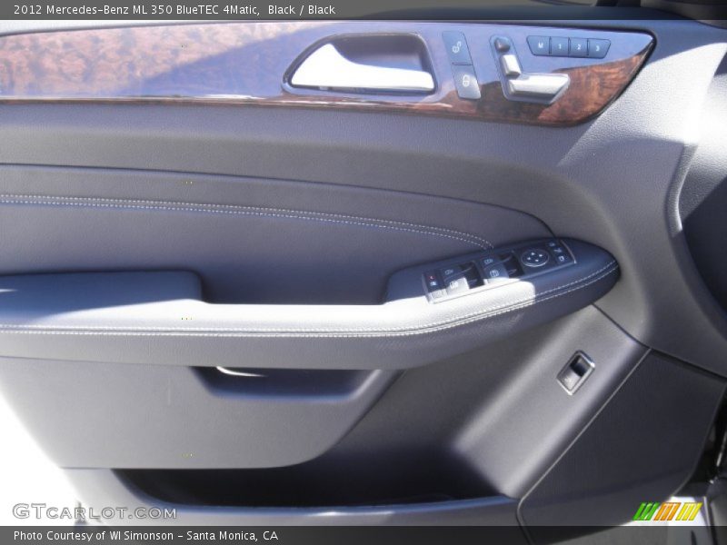Black / Black 2012 Mercedes-Benz ML 350 BlueTEC 4Matic