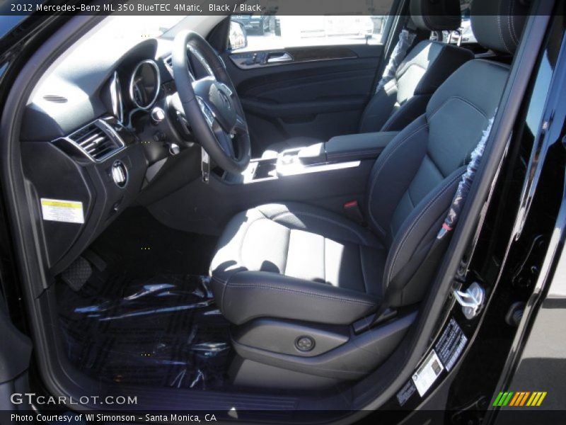 Black / Black 2012 Mercedes-Benz ML 350 BlueTEC 4Matic