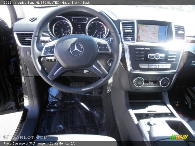 Black / Black 2012 Mercedes-Benz ML 350 BlueTEC 4Matic