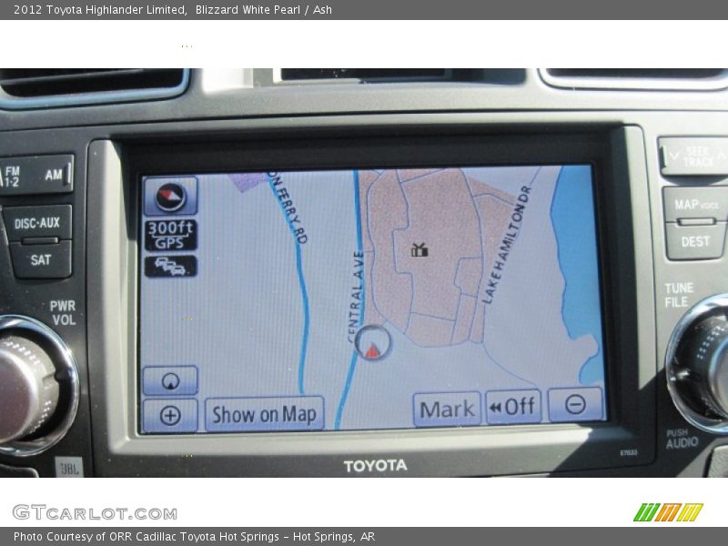 Blizzard White Pearl / Ash 2012 Toyota Highlander Limited