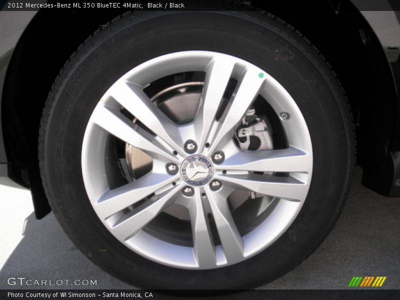 Black / Black 2012 Mercedes-Benz ML 350 BlueTEC 4Matic
