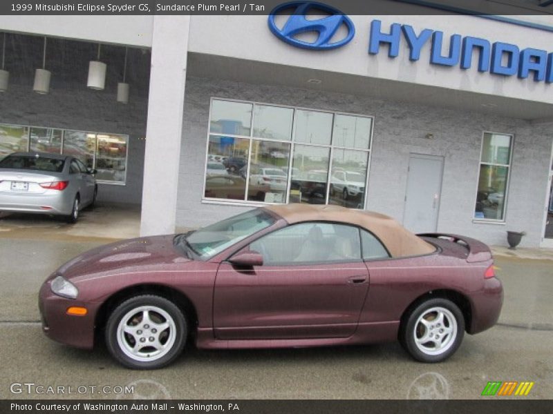 Sundance Plum Pearl / Tan 1999 Mitsubishi Eclipse Spyder GS