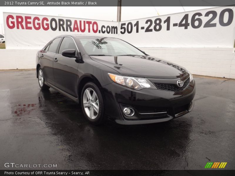 Attitude Black Metallic / Black 2012 Toyota Camry SE