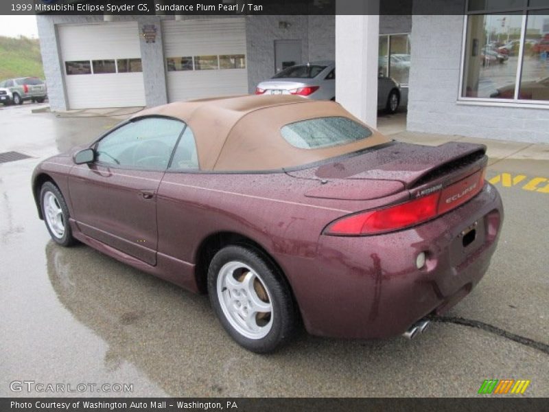 Sundance Plum Pearl / Tan 1999 Mitsubishi Eclipse Spyder GS