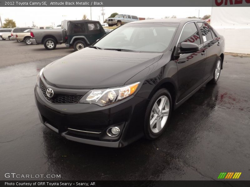 Attitude Black Metallic / Black 2012 Toyota Camry SE
