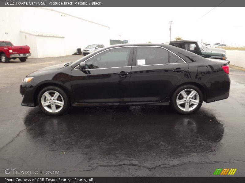 Attitude Black Metallic / Black 2012 Toyota Camry SE
