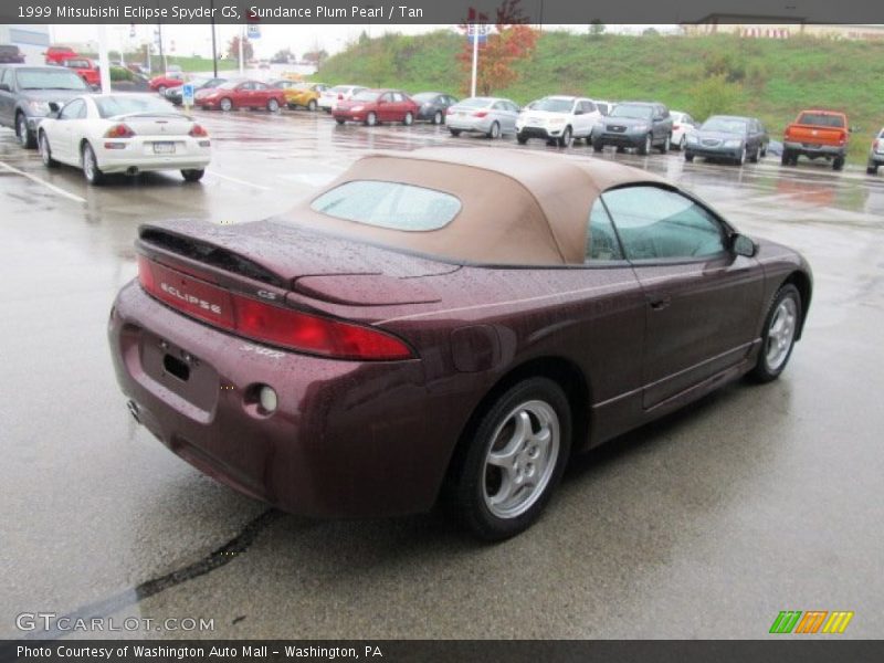 Sundance Plum Pearl / Tan 1999 Mitsubishi Eclipse Spyder GS