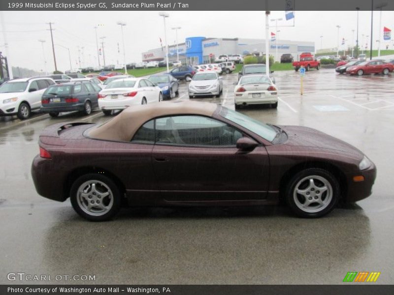 Sundance Plum Pearl / Tan 1999 Mitsubishi Eclipse Spyder GS