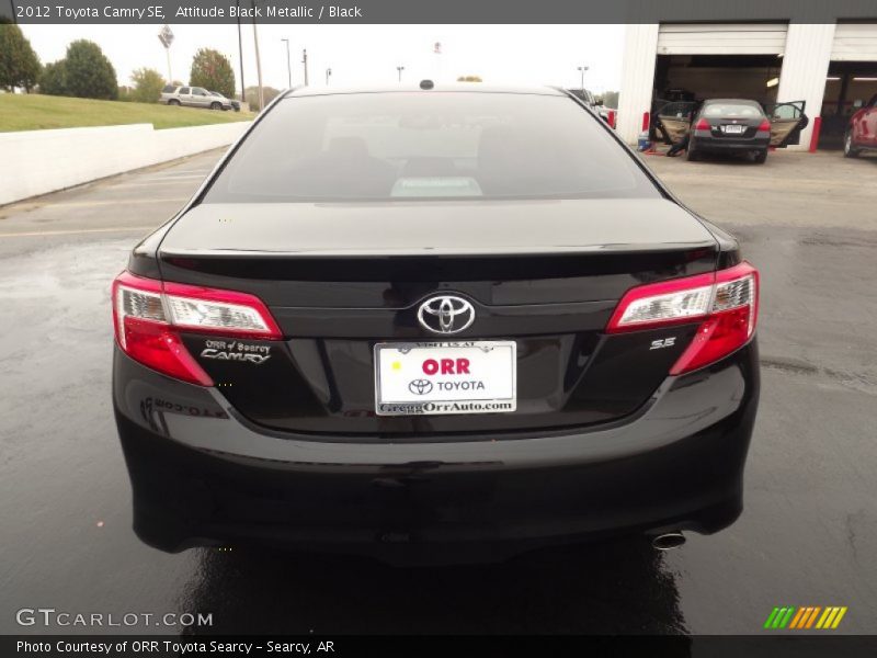 Attitude Black Metallic / Black 2012 Toyota Camry SE