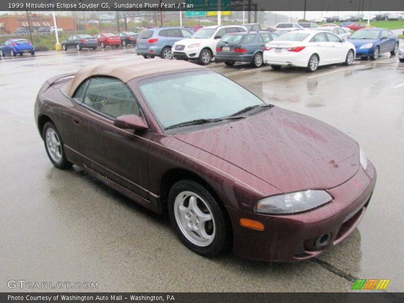 Sundance Plum Pearl / Tan 1999 Mitsubishi Eclipse Spyder GS