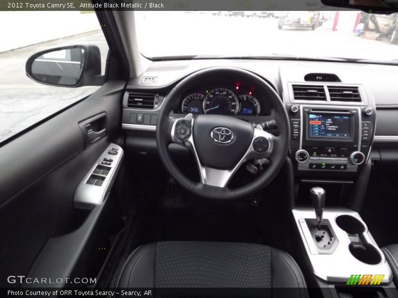 Attitude Black Metallic / Black 2012 Toyota Camry SE