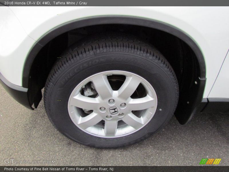 Taffeta White / Gray 2008 Honda CR-V EX 4WD