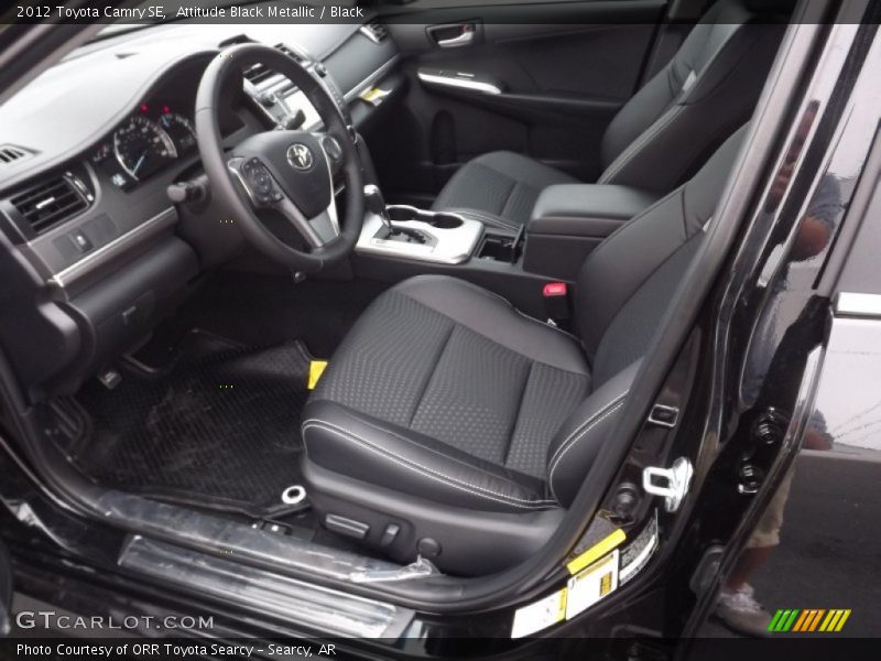 Attitude Black Metallic / Black 2012 Toyota Camry SE
