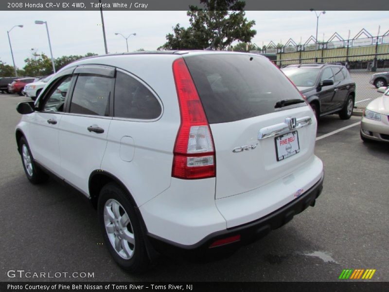 Taffeta White / Gray 2008 Honda CR-V EX 4WD