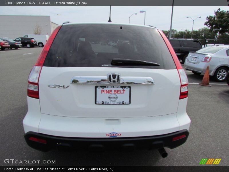 Taffeta White / Gray 2008 Honda CR-V EX 4WD