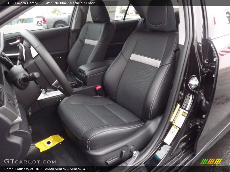 Attitude Black Metallic / Black 2012 Toyota Camry SE