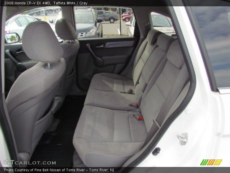 Taffeta White / Gray 2008 Honda CR-V EX 4WD