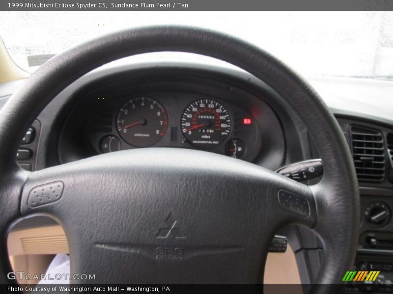 Sundance Plum Pearl / Tan 1999 Mitsubishi Eclipse Spyder GS