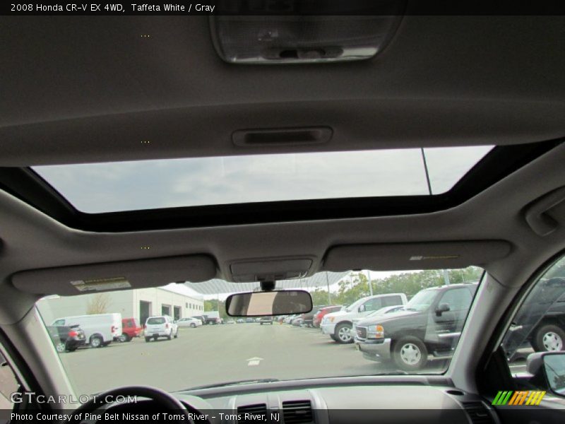 Taffeta White / Gray 2008 Honda CR-V EX 4WD