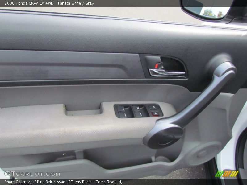 Taffeta White / Gray 2008 Honda CR-V EX 4WD