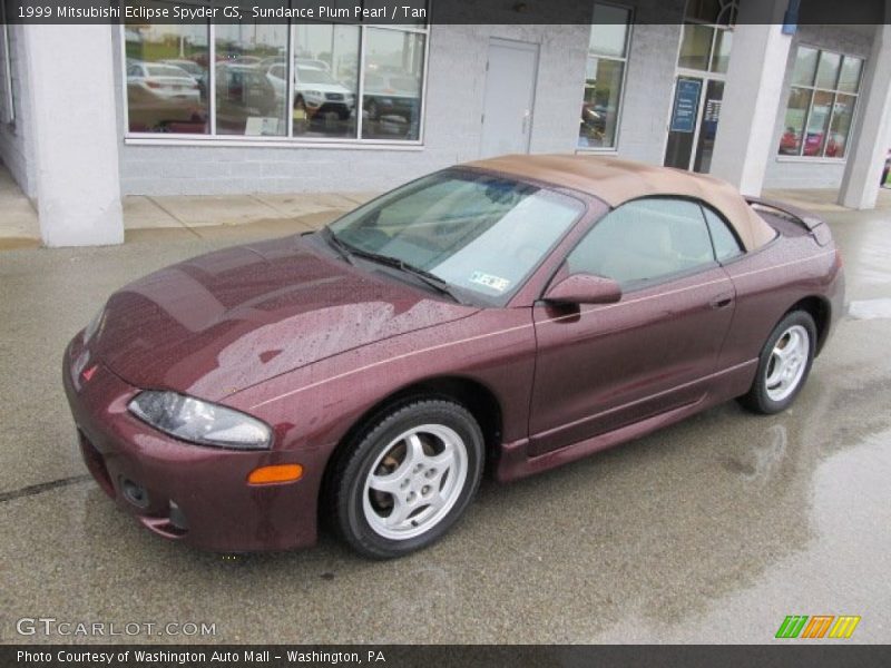 Sundance Plum Pearl / Tan 1999 Mitsubishi Eclipse Spyder GS