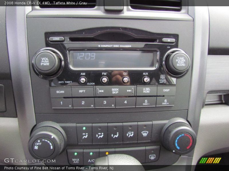 Taffeta White / Gray 2008 Honda CR-V EX 4WD