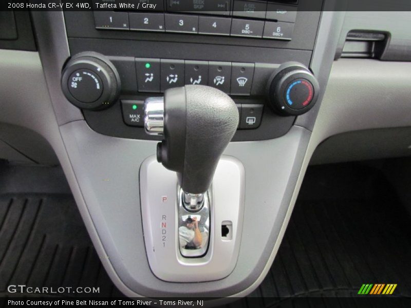 Taffeta White / Gray 2008 Honda CR-V EX 4WD