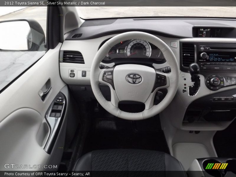 Silver Sky Metallic / Dark Charcoal 2012 Toyota Sienna SE