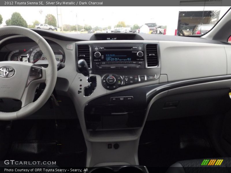 Silver Sky Metallic / Dark Charcoal 2012 Toyota Sienna SE