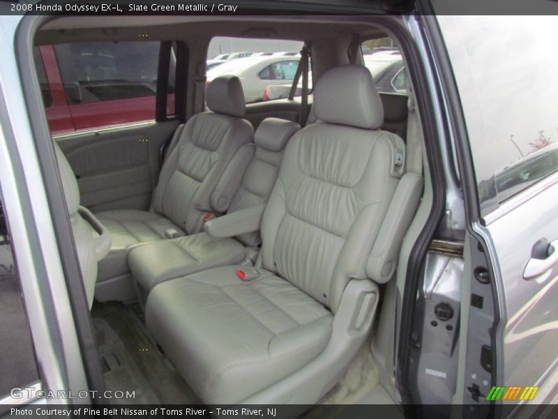 Slate Green Metallic / Gray 2008 Honda Odyssey EX-L