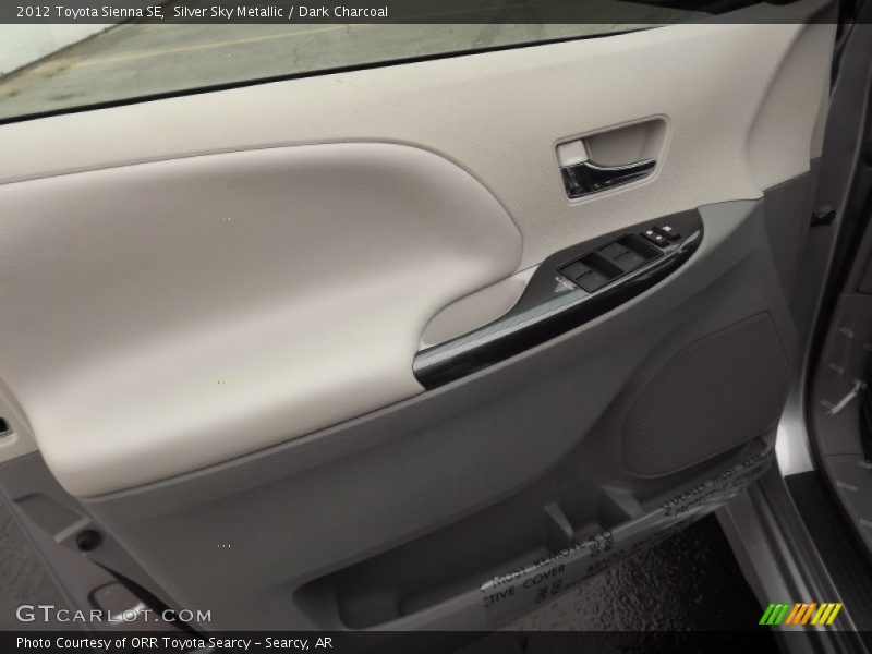 Silver Sky Metallic / Dark Charcoal 2012 Toyota Sienna SE