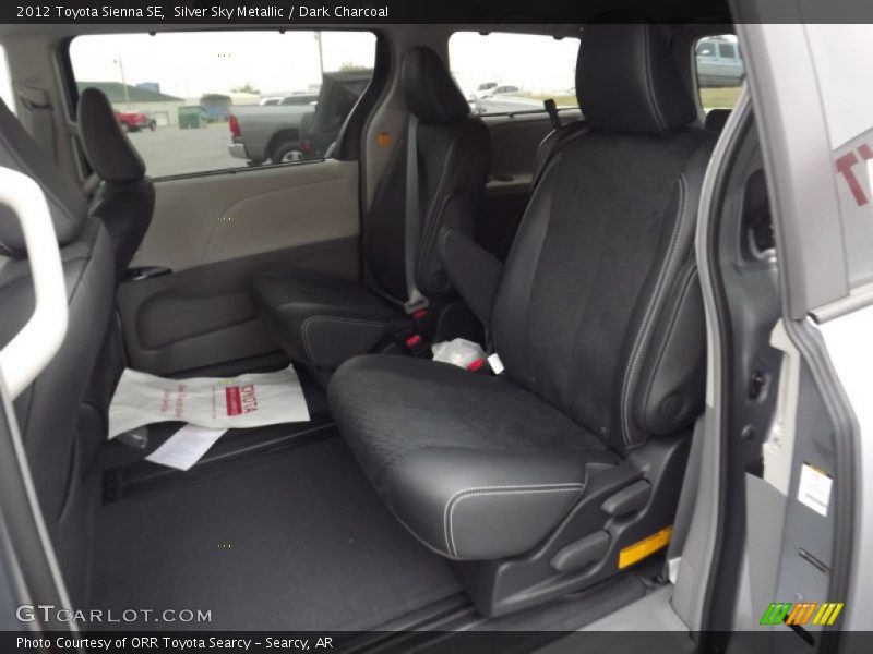  2012 Sienna SE Dark Charcoal Interior