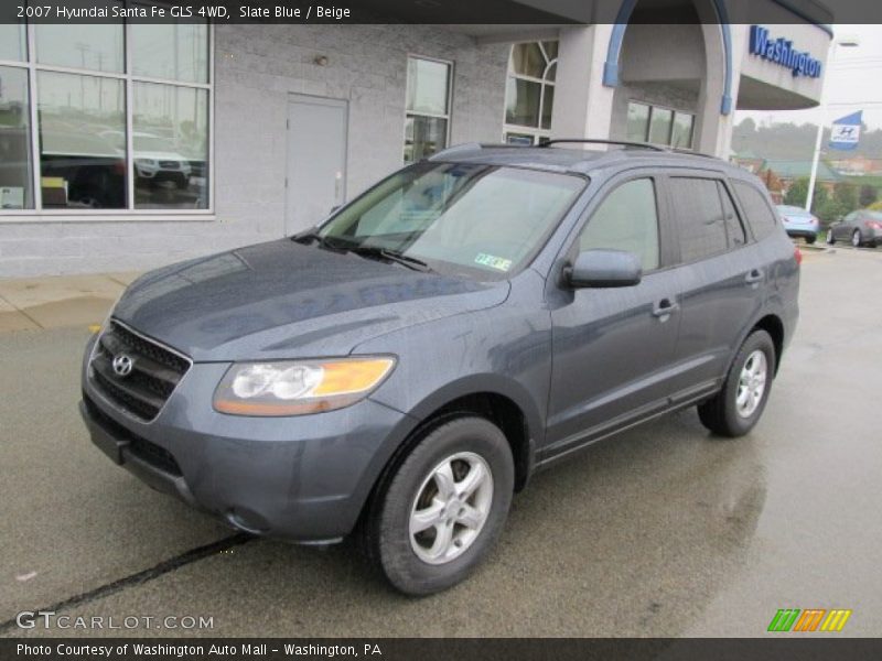 Slate Blue / Beige 2007 Hyundai Santa Fe GLS 4WD