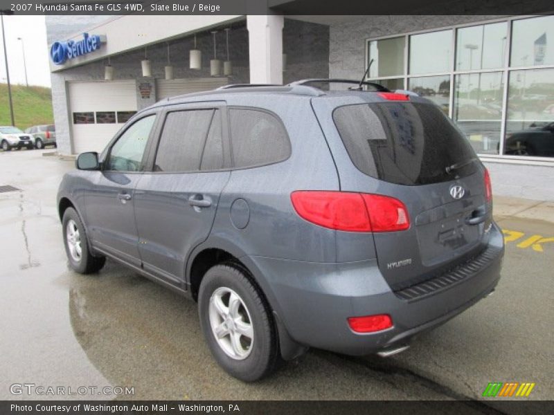 Slate Blue / Beige 2007 Hyundai Santa Fe GLS 4WD