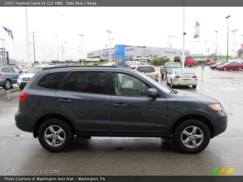 Slate Blue / Beige 2007 Hyundai Santa Fe GLS 4WD