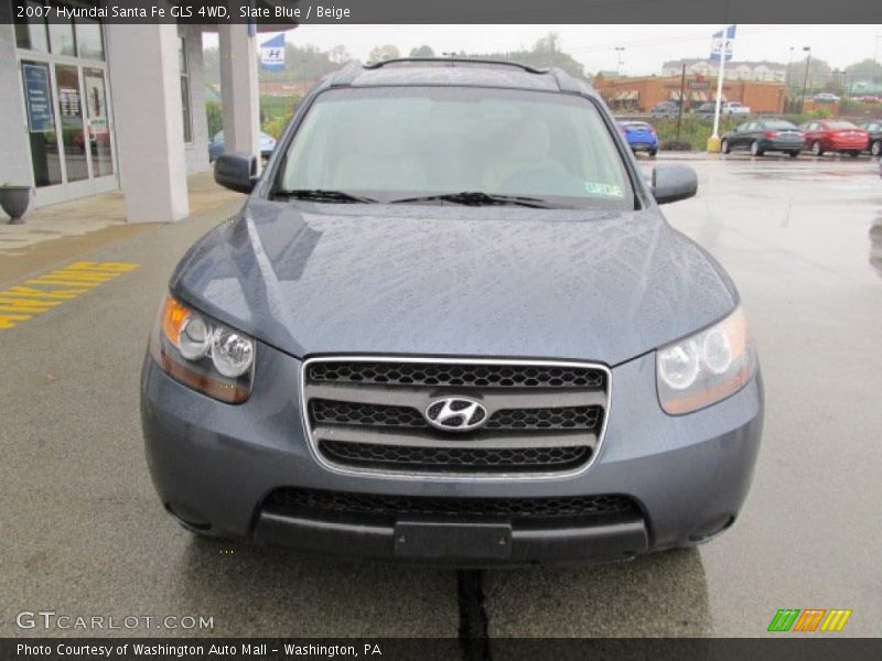 Slate Blue / Beige 2007 Hyundai Santa Fe GLS 4WD