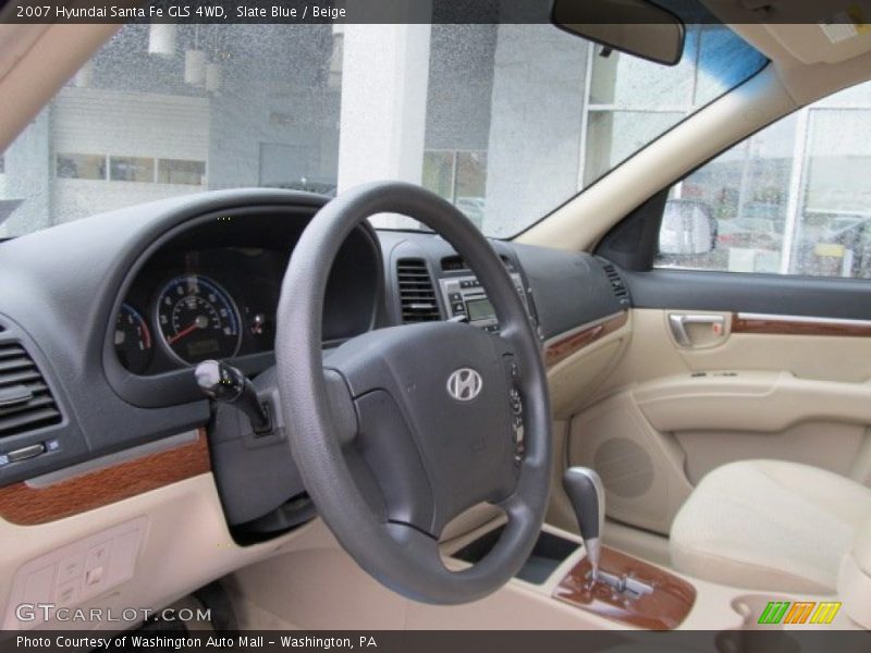 Slate Blue / Beige 2007 Hyundai Santa Fe GLS 4WD
