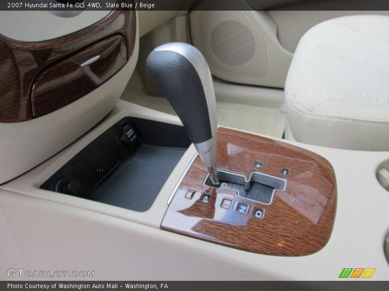 Slate Blue / Beige 2007 Hyundai Santa Fe GLS 4WD