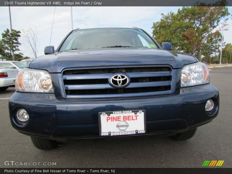 Indigo Ink Pearl / Gray 2005 Toyota Highlander V6 4WD