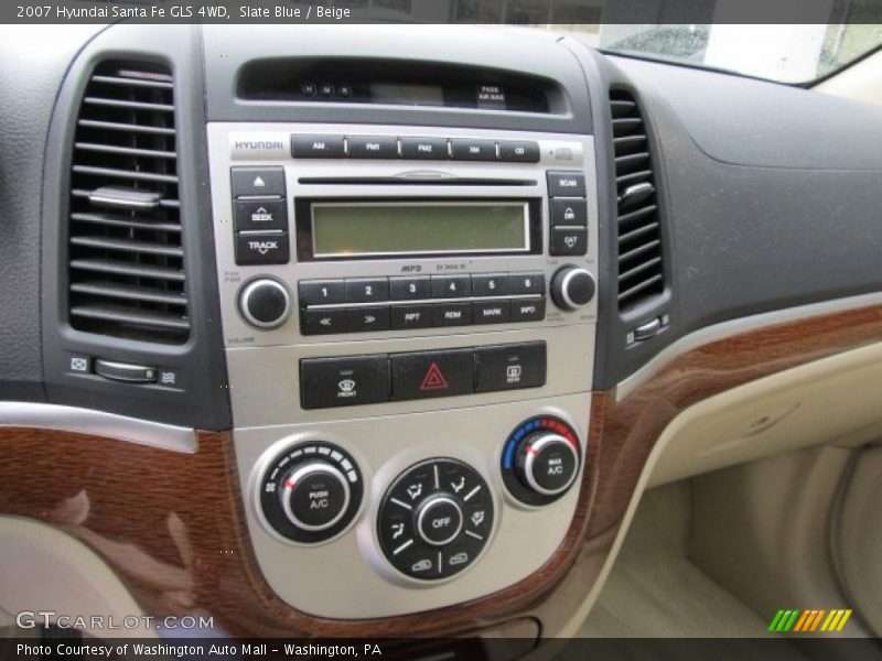 Slate Blue / Beige 2007 Hyundai Santa Fe GLS 4WD