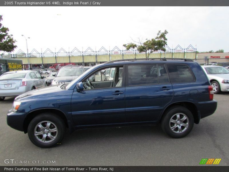 Indigo Ink Pearl / Gray 2005 Toyota Highlander V6 4WD