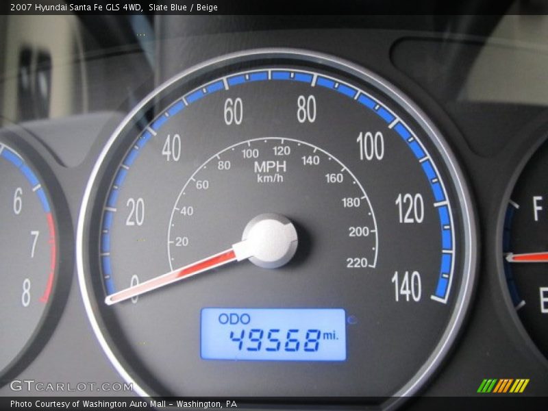 Slate Blue / Beige 2007 Hyundai Santa Fe GLS 4WD