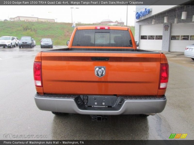 Mango Tango Pearl / Dark Slate/Medium Graystone 2010 Dodge Ram 1500 TRX4 Quad Cab 4x4