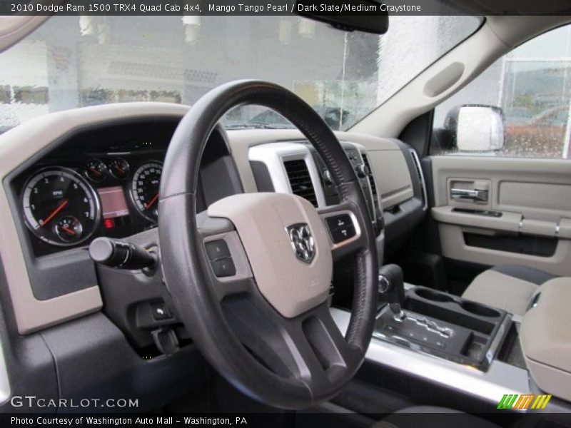 Mango Tango Pearl / Dark Slate/Medium Graystone 2010 Dodge Ram 1500 TRX4 Quad Cab 4x4
